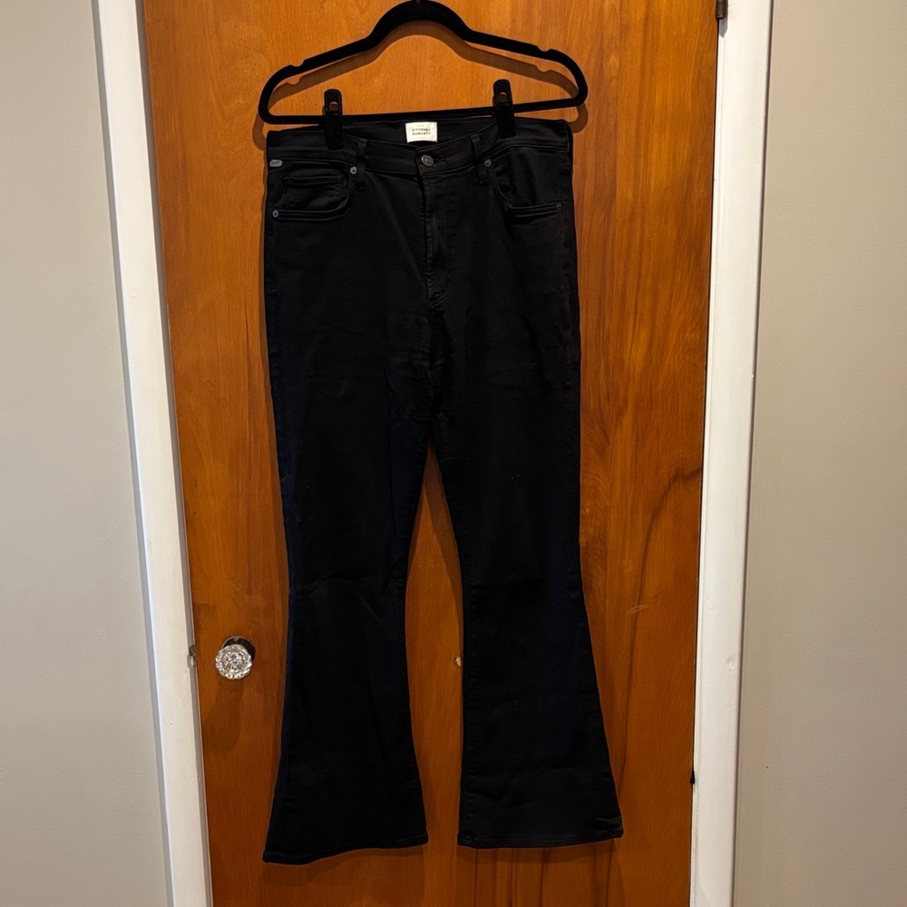 Citizens Of Humanity Black Flare Jeans